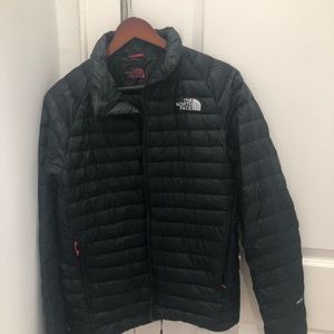 Black North Face puffer jacket